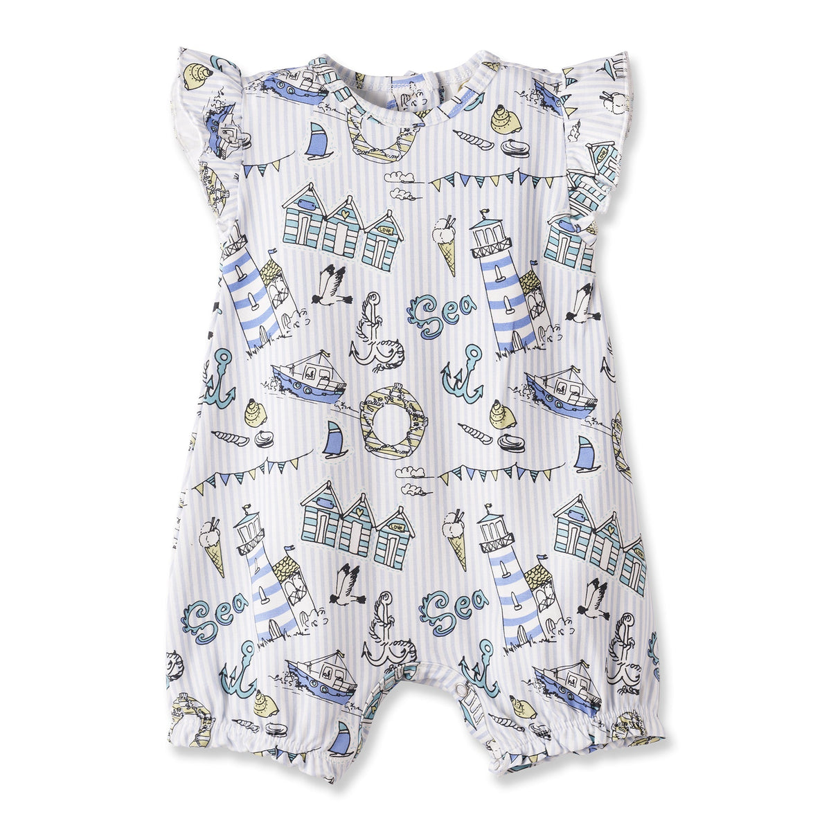 Seashore Bubble Romper detail