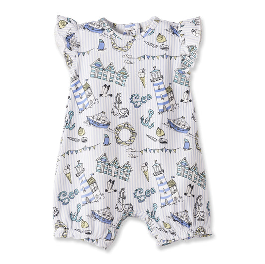Seashore Bubble Romper detail