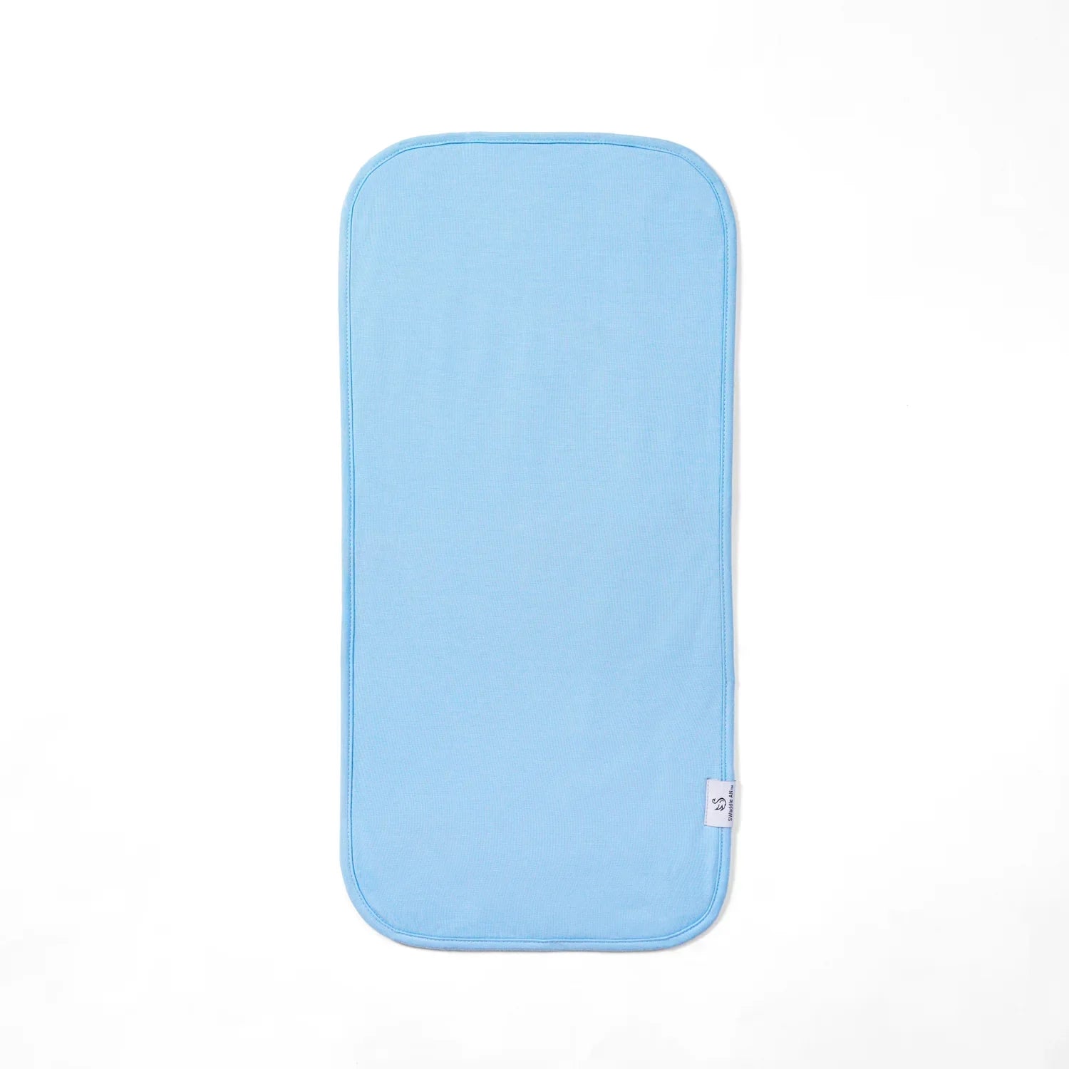 Included: Two bamboo burp cloths in Blue Bell